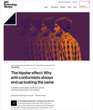 Illustration for article titled Un hipster se queja al MIT tras verse en una foto de un estudio sobre lo parecidos que se ven los hipsters. Era otro hipster